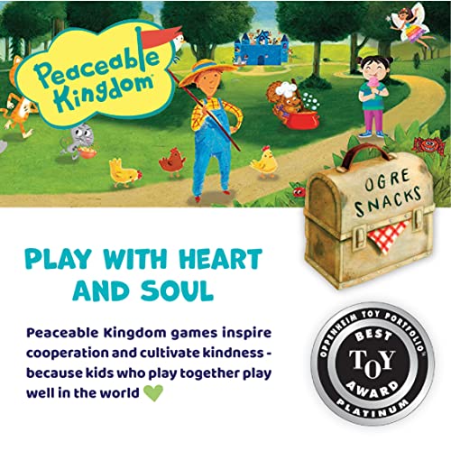 Peaceable Kingdom Race to The Treasure! Cooperative Path Building Game for 2 to 4 Kids Ages 5