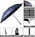 Athletico 68 Inch Automatic Open Golf Umbrella - Extra Large Double Canopy Umbrella is Windproof and Waterproof - Features Ergonomic Rubber Handle (Navy Blue, 68 inch)