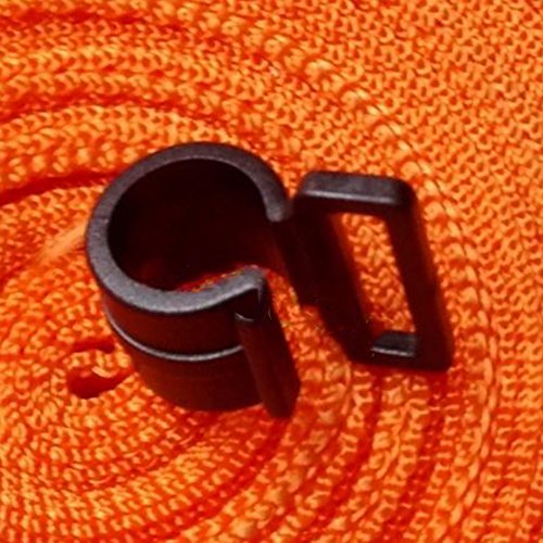QingZhou New 50pcs/Lot Plastic Inner Tent Hooks C Clips for Camping Caravan Awning Tent Pole