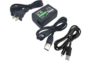 RUITROLIKER AC Adapter Replacement Power Supply with 3.93FT USB Cable Charging Cord Compatible with PS Vita 2000