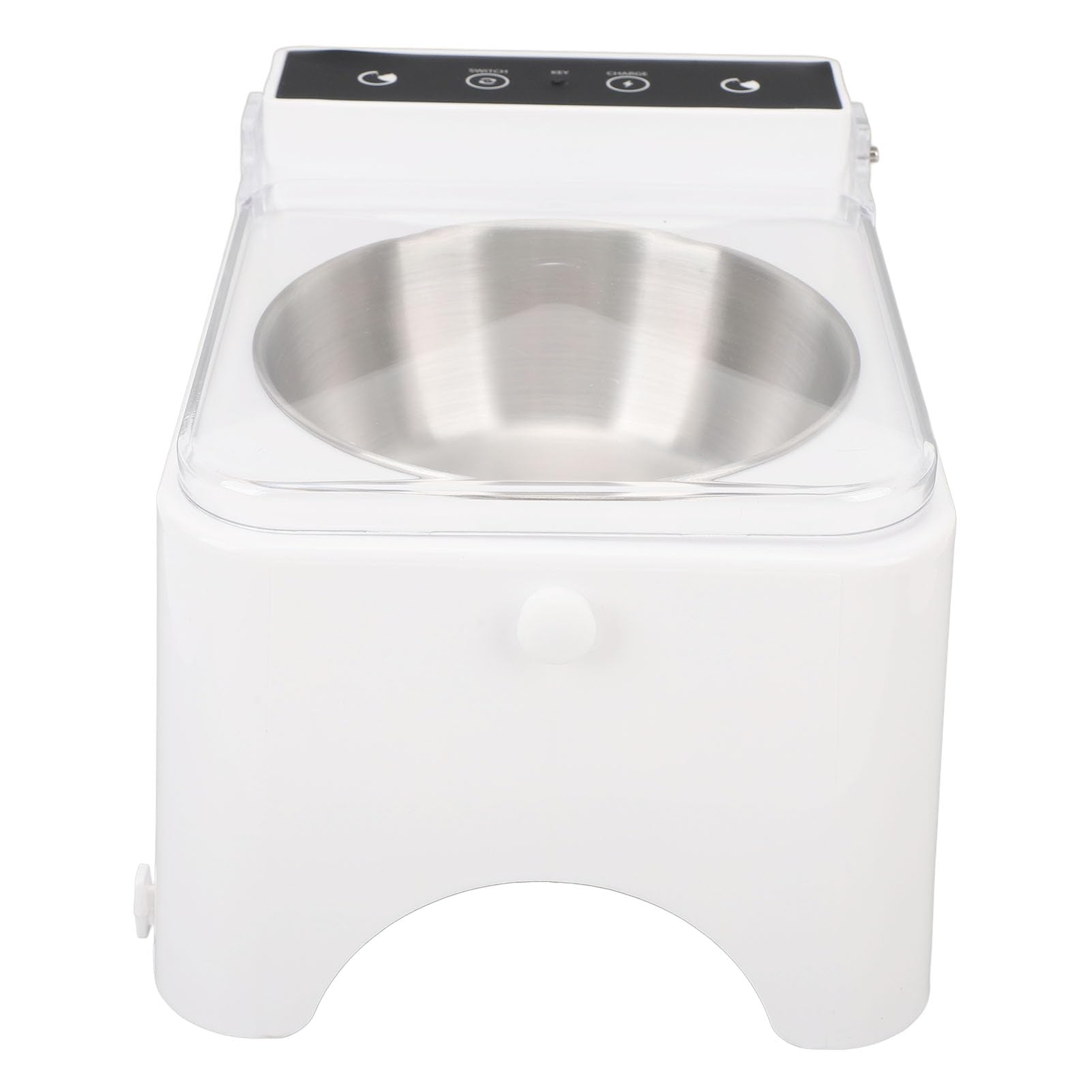 Pssopp Advanced Automatic Infrared Sensor Cat Feeder - Hands-Free Auto Open Lid Pet Feeding Bowl for Cats and Small to Medium Dogs