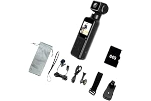 5K Action Camera with 270° Rotating Lens WiFi Enabled, for Cycling Outdoor Sports Travel Rotating Lens Sports Camera