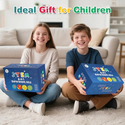 STEM Toys Age 8 9 10 11 12 13 14, Science Experiments for Kids, Science Kits for Kids, Wooden Engineering Kits, Electronics Kit for Kid, Activity Toys Gifts for 8 9 10 11 12 13 14 Year Old Boys