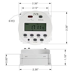12V Timer Switch - Programmable, DC/AC/Solar