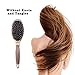 BIBTIM Boar Bristle Paddle Hair Brush for Men and Women, Designed for Wet, Dry, Thick, Thin, Curly and Straight Hair Detangling Brush(Golden)