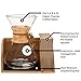 Cipamnel Organizer for Chemex Coffee Maker with Silicone Mat | Eco-Friendly, Durable & Water Resistant Bamboo | Designed for Baratza Encore Burr Grinders, Chemex Coffee Makers & Chemex Filters