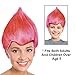 Trolls Costume Pink Troll Doll Costume Pink Troll Wig Pink Troll Hair Wig Troll