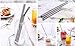 Stainless Steel Straws Set of 8, Alotpower Ultra Long 10.5'' Drinking Metal Straws for 20 30oz Stainless Tumblers Rumblers Cold Beverage