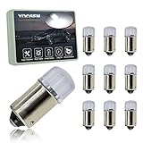 YOOSEN Ceramics Interior/Exterior LED Light Super Stable and Bright Bulb Bayonet BA9 BA9S 53 57 1895 64111 T4W Size White Color
