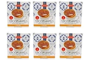 DAELMANS Daelman's Caramel Stroopwafels 8 count waffles 10.94 ounce (Pack of 6)