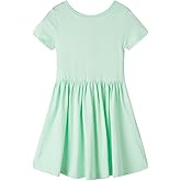 Mud Kingdom Little Girls Twirly Skater Dress for School Party Summer A-Line