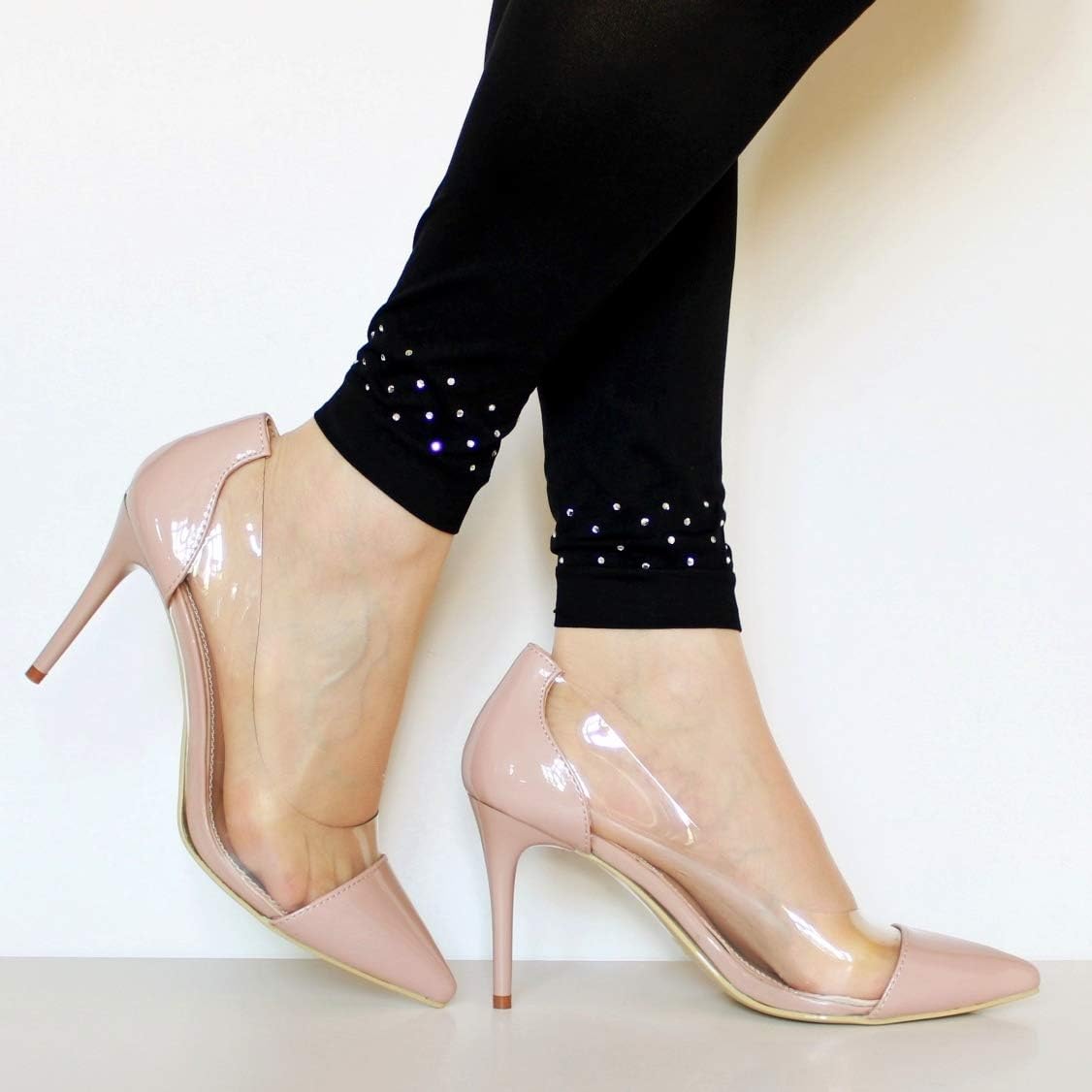 3.5 inch perspex heels