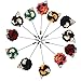 Landisun Men's Lapel Pin Flower Boutonniere Set Handmade For Suits (1 Dozen, Style 2)