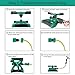 Morfone Lawn Sprinkler, Garden Sprinkler Automatic 360° Rotating Irrigation System Water Sprinklers for Garden, Yards, Kids, 3600 Square Feet Coverage