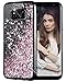 Caka Galaxy S8 Plus Case, Galaxy S8 Plus Glitter Case Starry Night Series Luxury Fashion Bling Flowing Liquid Floating Sparkle Glitter Girly Soft TPU Case for Samsung Galaxy S8 Plus (Rose Gold)