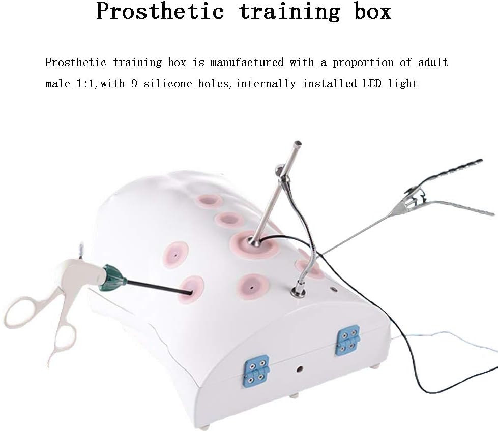 SHUAI Prosthetic Laparoscopic Simulator, Prosthetic Training Box+HD Camera+Imstruments+Modules