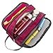 Yeiotsy Toiletry Bag for Girls, Small Makeup Bag Travel Toiletry Organizer for Women Gym Bag Camping Hiking Short Trip (Magenta)