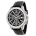 Seiko SKS429 Chronograph Black Dial Black Leather Band Mens Watch