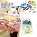 Jeicy Finger Stretcher, Finger Resistance Bands Finger Grip Exerciser Strengtheners Trainer