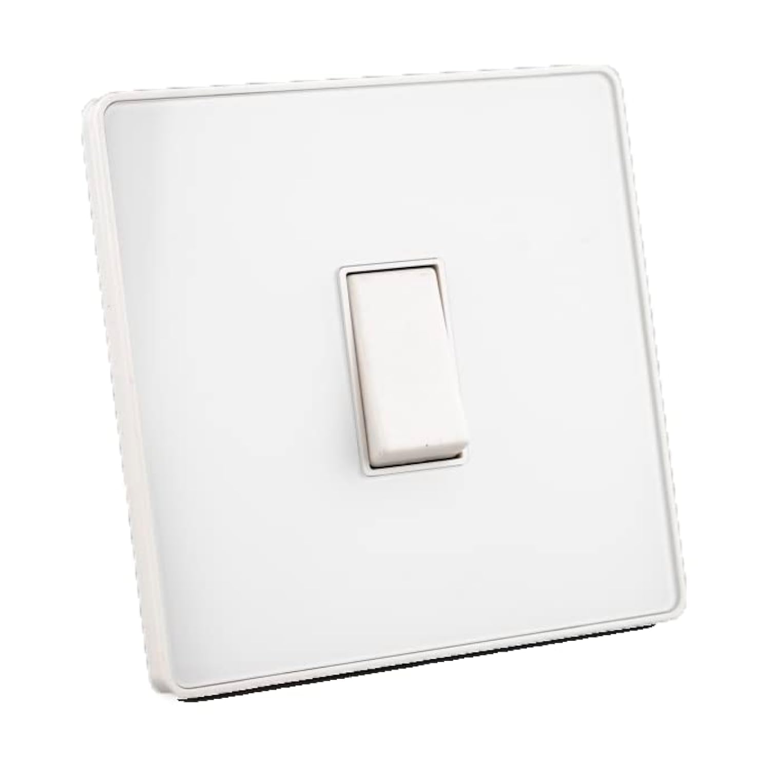 Glass Screwless - 1Gang 10AX 2-Way Switch- White — image 1
