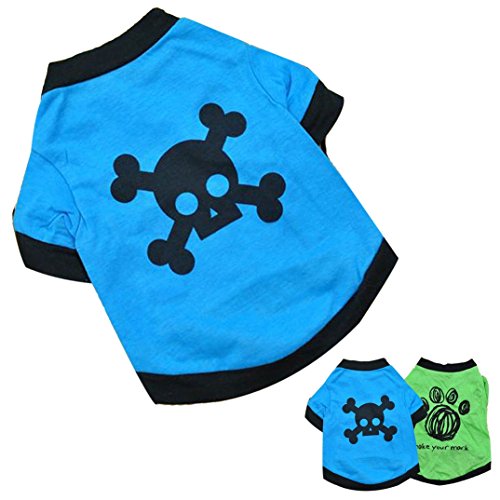 Binmer(TM)Dog Clothes New Cute Dog Pet Cat Spring Summer Pet T-Shirt Clothes Puppy Clothing