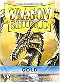 Dragon Shield Card Supplies YUGIOH Card Sleeves Gold 50 Count
