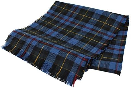 Authentic Tartan 100% Wool Plain Full Fringed Sash - Gordon Huntly Muted