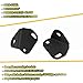 Dasen Adjustable Rear Pillar Flag Antenna Mounting Brackets w/Wiring Kit Compatible with LED Whip Light Compatible with Can Am Maverick X3 2017-2024