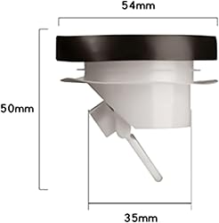 White Odor Proof Shower Floor Drain Backflow