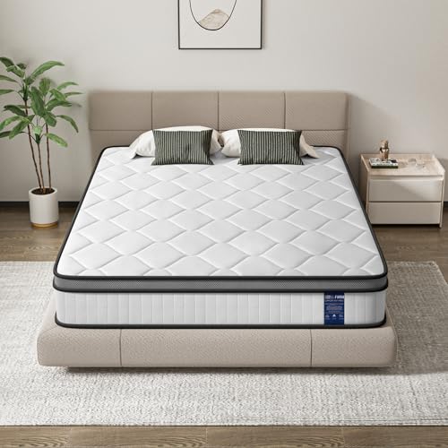 BedStory Hybrid Mattress 90 x 190 cm, Pocket Springs, Height 31 cm, Ergonomic + High Breathability