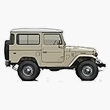 Fj40 Illustration Sticker Vinyl Decal Wall Laptop Window Car Bumper Sticker 5"