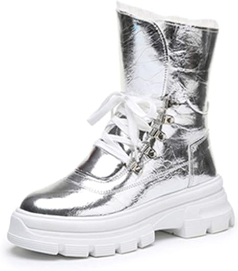 silver boots amazon