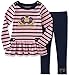 Juicy Couture Toddler Girls' Tunic Legging Set, Pink Daisy/Medieval Blue, 3T