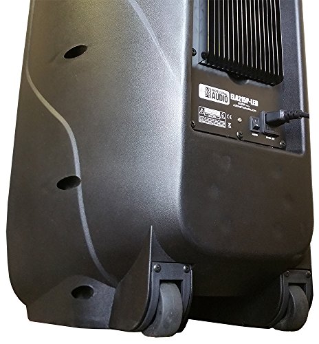 Light up the house! - Dj System - Lighted Powered Dual 15" DJ Speakers - 6000 Watts - Bluetooth, MP3, USB, SD, FM Radio or plug in your laptop or iPhone - Plug and Play - Light Show Included - Thumbnail 5