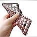 GBSELL Crystal Diamond Plating Clear Rubber Soft TPU Cover Case For iphone 6 /6s (Rose Gold )