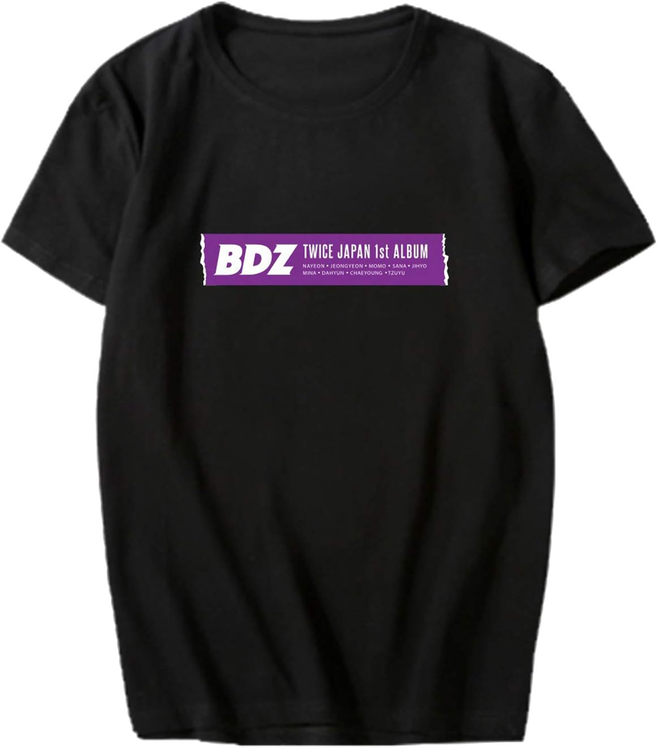 Amazon Com Babyhealthy Kpop Twice New Album z T Shirt Tzuyu Momo Sana Mina Short Sleeve Tee Shirt Clothing