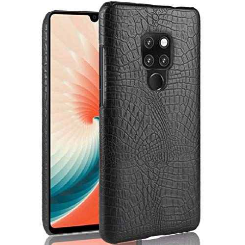 Huawei Mate20Pro Crocodile Case, 3D Cool Crocodilian Cayman Alligator Slim Cover, TAITOU Fashion Ultralight Thin Anti-Scratch Case For Huawei Mate 20 Pro Black