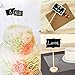 Chalkboard Set 10 Rectangle Mini Blackboard with Stand Wedding Party Table Numbers Place Card Favor Tag Plant Marker Decorative Sign Labeling Food Dishes Birthday Party