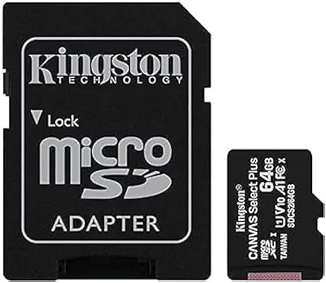 64GB Micro SD Card Class 10 for Raspberry Pi 5 4 3B+ 3 2 Zero 2W Pre-loaded OS