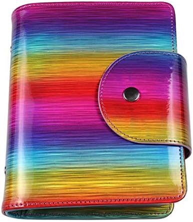 FingerAngel 20 Slots Image Stamper Plate Collection Rainbow Laser Color Nail Art Stamp Plate Stamping Plates Cases Stamp Nail Template Organzier for Large Size 9.5X14.5CM Nail Art Plate (Rainbow) - Image 4