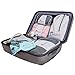 Travel PACKING CUBES Large Set 6 pcs Organizers with Versatile Pouch Laundry Bag Eco