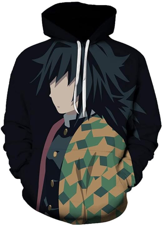Demon Slayer Kimetsu No Yaiba Men/Women Hoodies Anime Unisex Hoodies-Picture_Color_2Xl : Amazon 