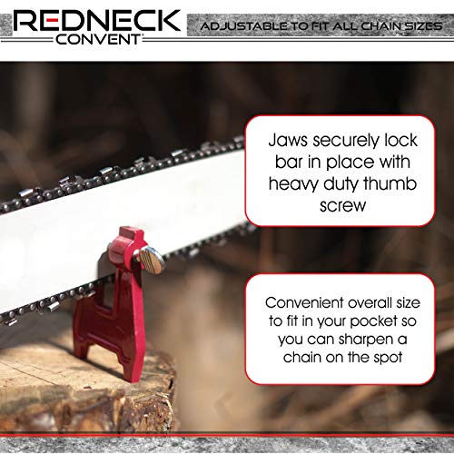 Redneck Convent Chainsaw Sharpening Vise Chainsaw Accessories Stump