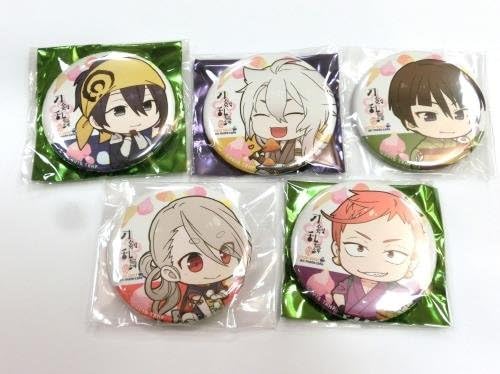 Amazon Co Jp 刀剣乱舞 花丸アニカフェ缶バッジ三日月宗近 小狐丸 石切丸 今剣 岩融アニメイトカフェ内番三条セット ホビー 通販