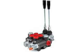 Chief G Series P40 Hydraulic Directional Control Valve - 4-Way 3-Pos Hydraulic Tandem Center Valve - Hydraulic Valve Control - 2 Spool 10 GPM 3625 PSI Inlet/Outlet SAE 8/SAE 10, 9.4 lb, 220907