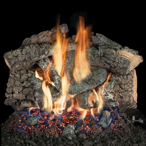 Amazon Com 18 Bedford Char Logs W See Thru Safety Pilot Burner