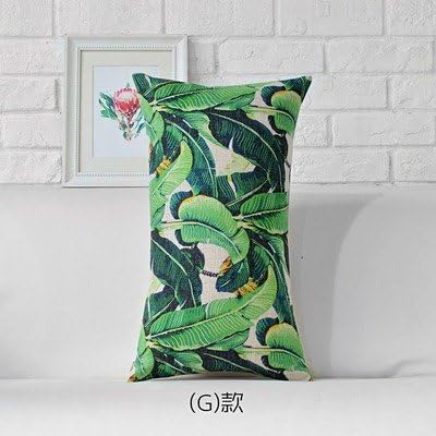 MAYUAN520 Cushion、Decorative Pillows Tropical Plants Leaf Green Natural Beauty Life Throw Massager Decorative Vintage Pillows Emoji Pillow Cover Home Decor Gift,Dark Khaki