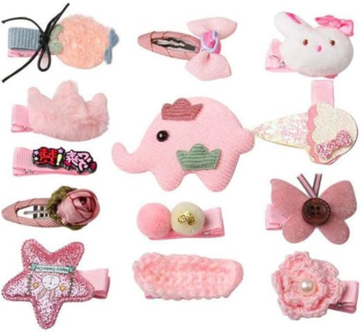 Amazon Com Baby Girl S Hair Accessories Set With Gift Box 18pcs