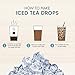 Tea Drops Sampler Box 25 Count | Organic Dissolvable Loose Leaf Tea | Iced or Hot | Naturally Sweetened Organic Chai, Rose Earl Grey, Citrus Ginger, Peppermint, Matcha | 25 Servings - 5 Per Flavor