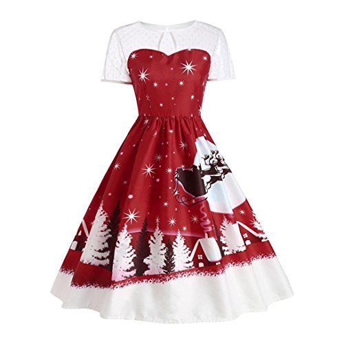 white christmas dresses Size 2 Christmas swing dress with Santa – SummerKids901 main image 1